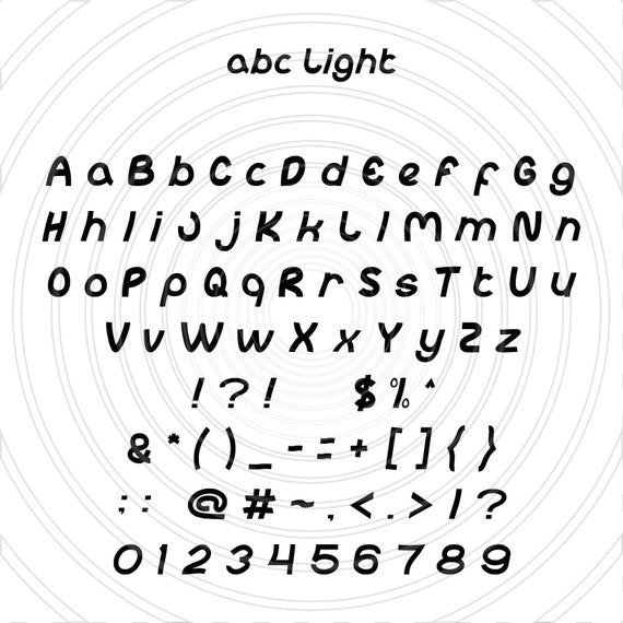 Aanvankelijk Handvest je bent Abc Light Comic Comicbook Action Font Alphabet Letters Vector - Etsy