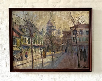 Paris, Montmartre, Rue Passée, Expressionniste, Kongshammer, Vers 1940