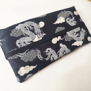Estuche de transporte de Nintendo Switch "Dragon in the clouds" bolsa de viaje impresa de linen Switch