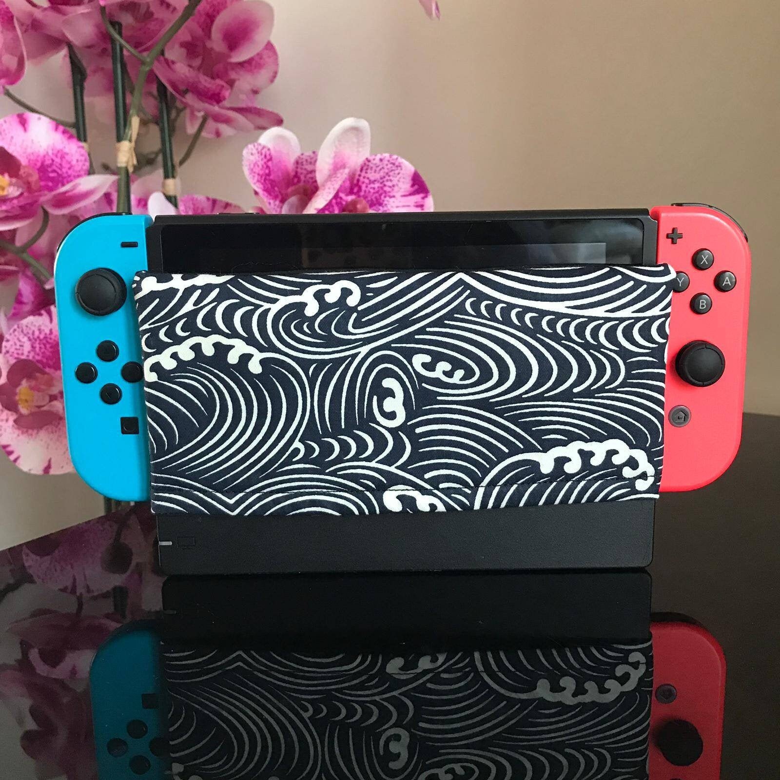 Nintendo Switch Dock Socken - "Japan Wave es" Nintendo Accessories Switch Dock Cover