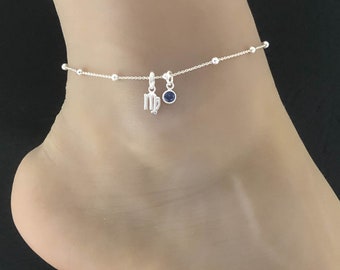 Bracciale Alla Caviglia A Doppia Catena Con Dettagli In Zirconi - Foto 12