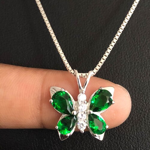 Sterling Silver Jewelry Pendants & Charms Solid CZ Butterfly Pendant Sterling Silver Jewelry Pendants & Charms Solid CZ Butterfly Pendant
