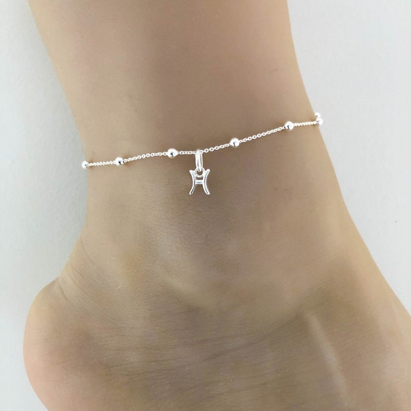 Pisces ankle bracelet clearance