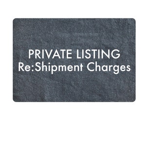 Re-Shipment Charges for Exchanged Or Customized Jewelry