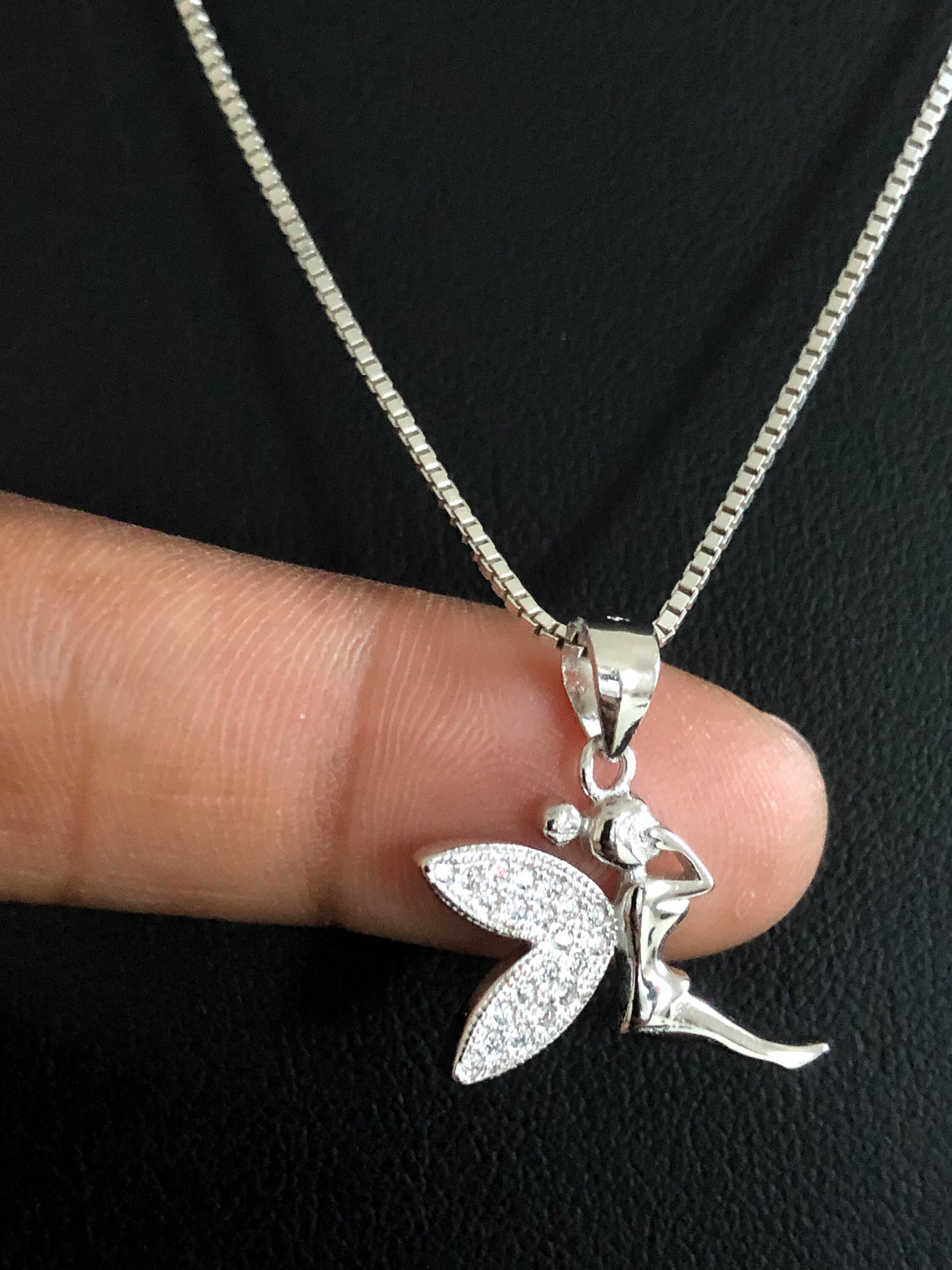 Fairy Necklace Sterling Silver Fairy 