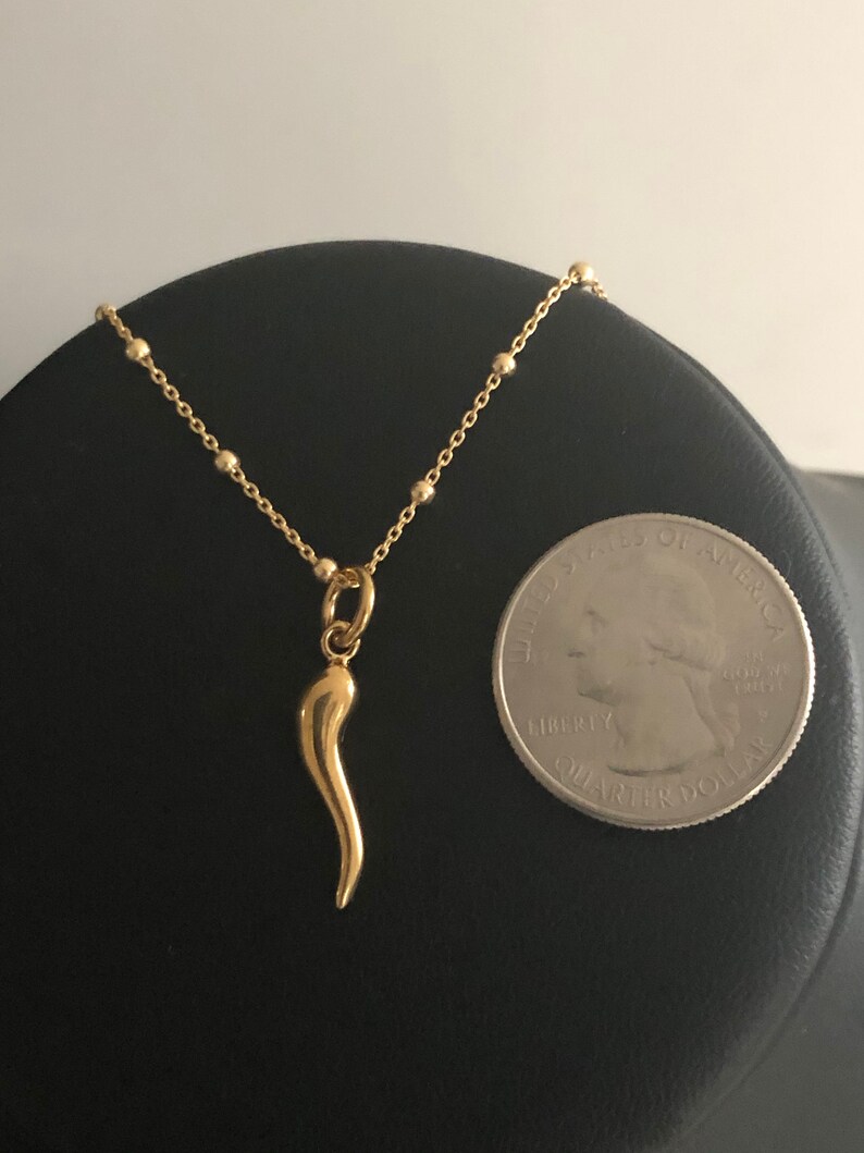 Gold Italian Horn Bracelet Gold Plated Over Sterling Silver Etsy