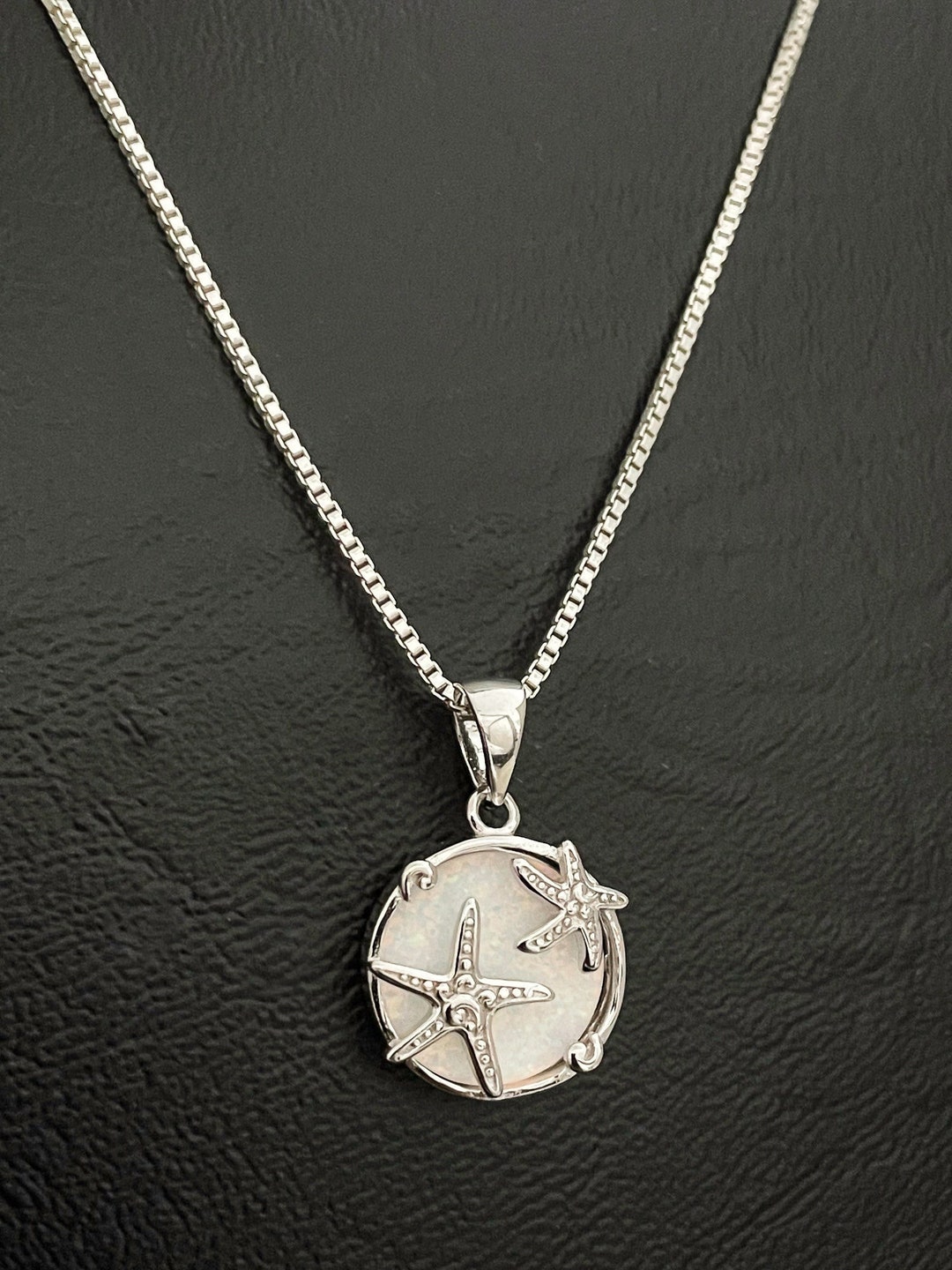Sea Shell Necklace, Sterling Silver Sand Dollar Pendant, Seashore ...