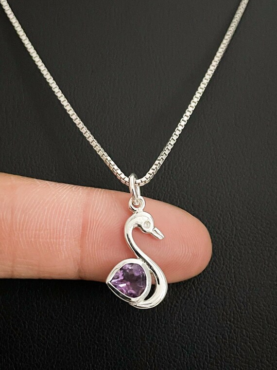 Sterling silver swan charm Sterling silver swan charm