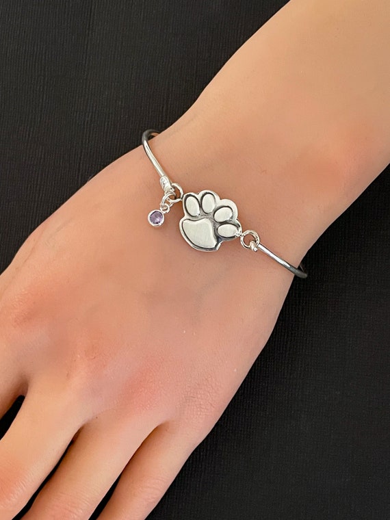Bracciale Portafortuna Con Ciondolo Zampa Dorata - Fatto A Mano In Germania, Regolabile, Con Confezione Regalo