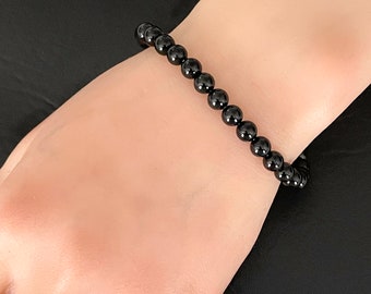 トルマリンビーズブレスレット Lii ji-ピンクのトルマリンビーズブレスレット、天然宝石、K14