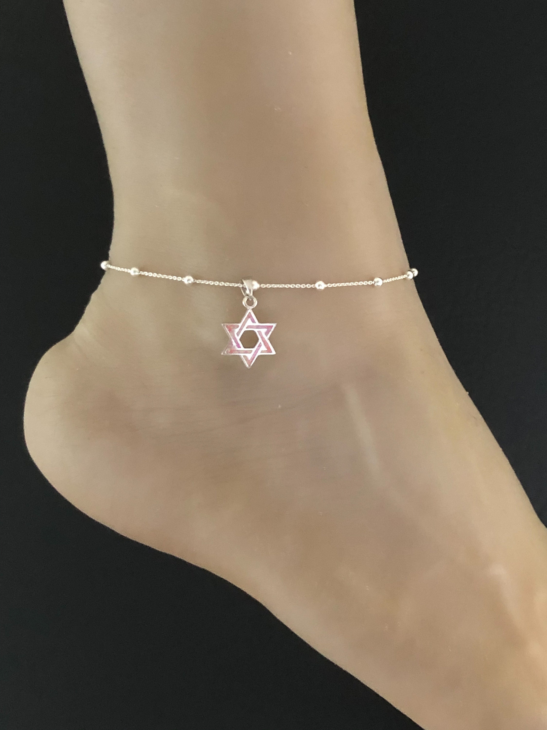 Star of david anklet discount