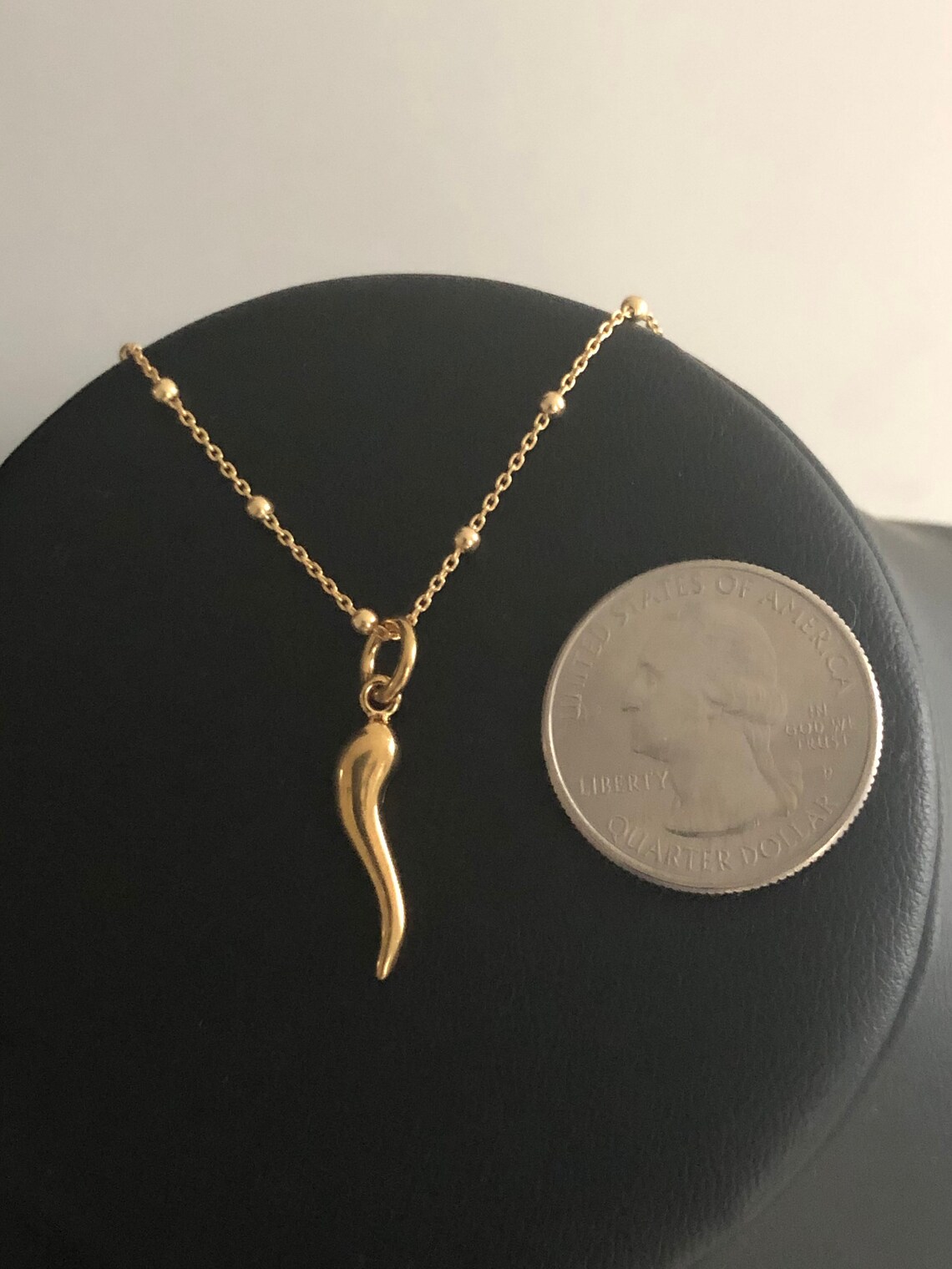 Gold Italian Horn Bracelet Gold Plated Over Sterling Silver Etsy