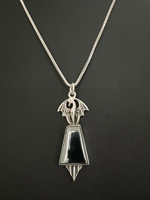 Natural Dragon Hematite Necklace 