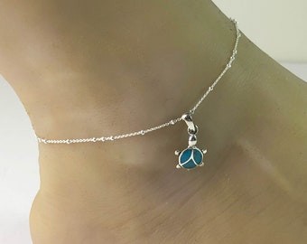 cavigliera tartaruga fimo - Gioielli - Bracciali e cavigliere - di