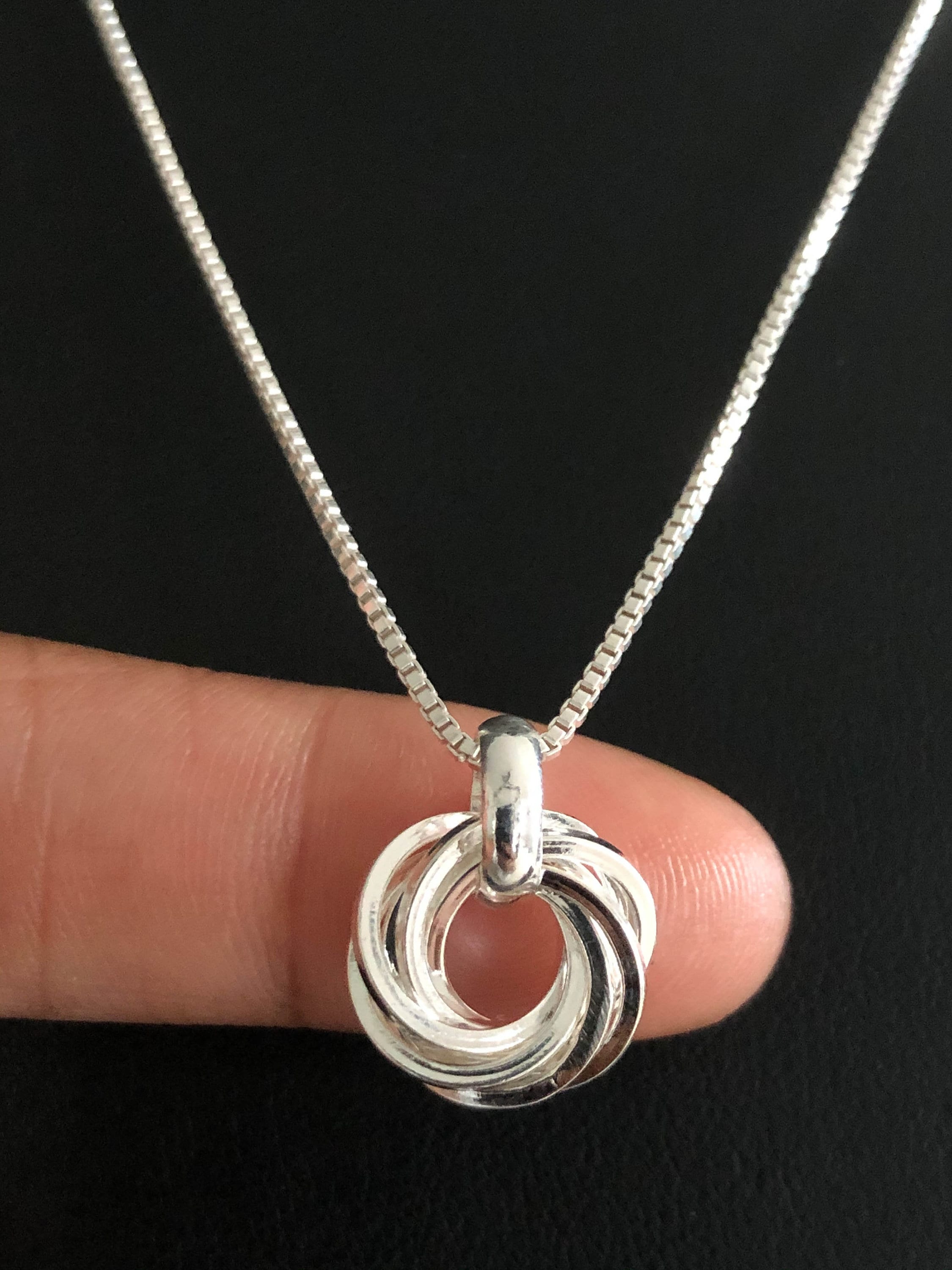 7 rings necklace Clearance