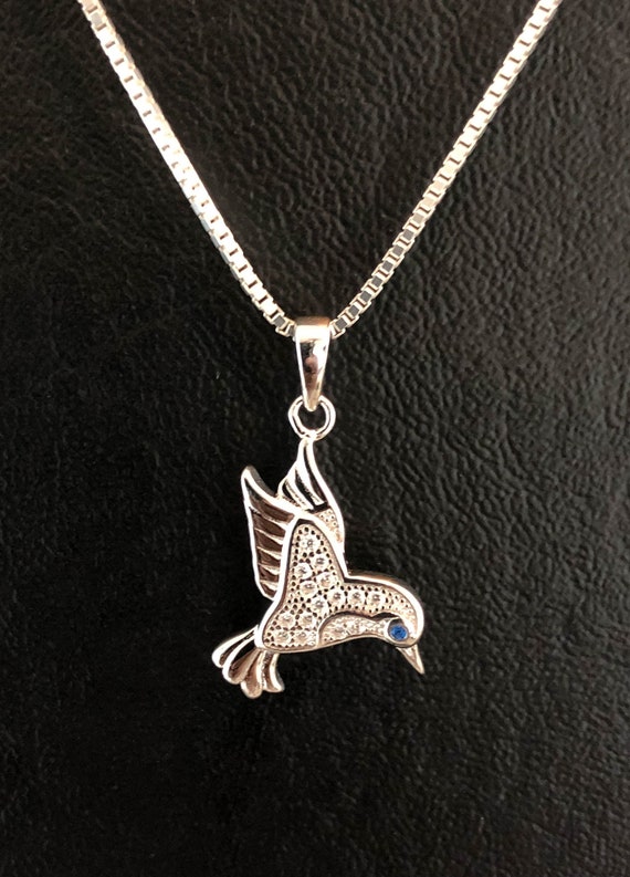 Earrings Hummingbird Silver Bird Jewellery Hummingbird Necklace Sterling Silver – Moon Raven Designs