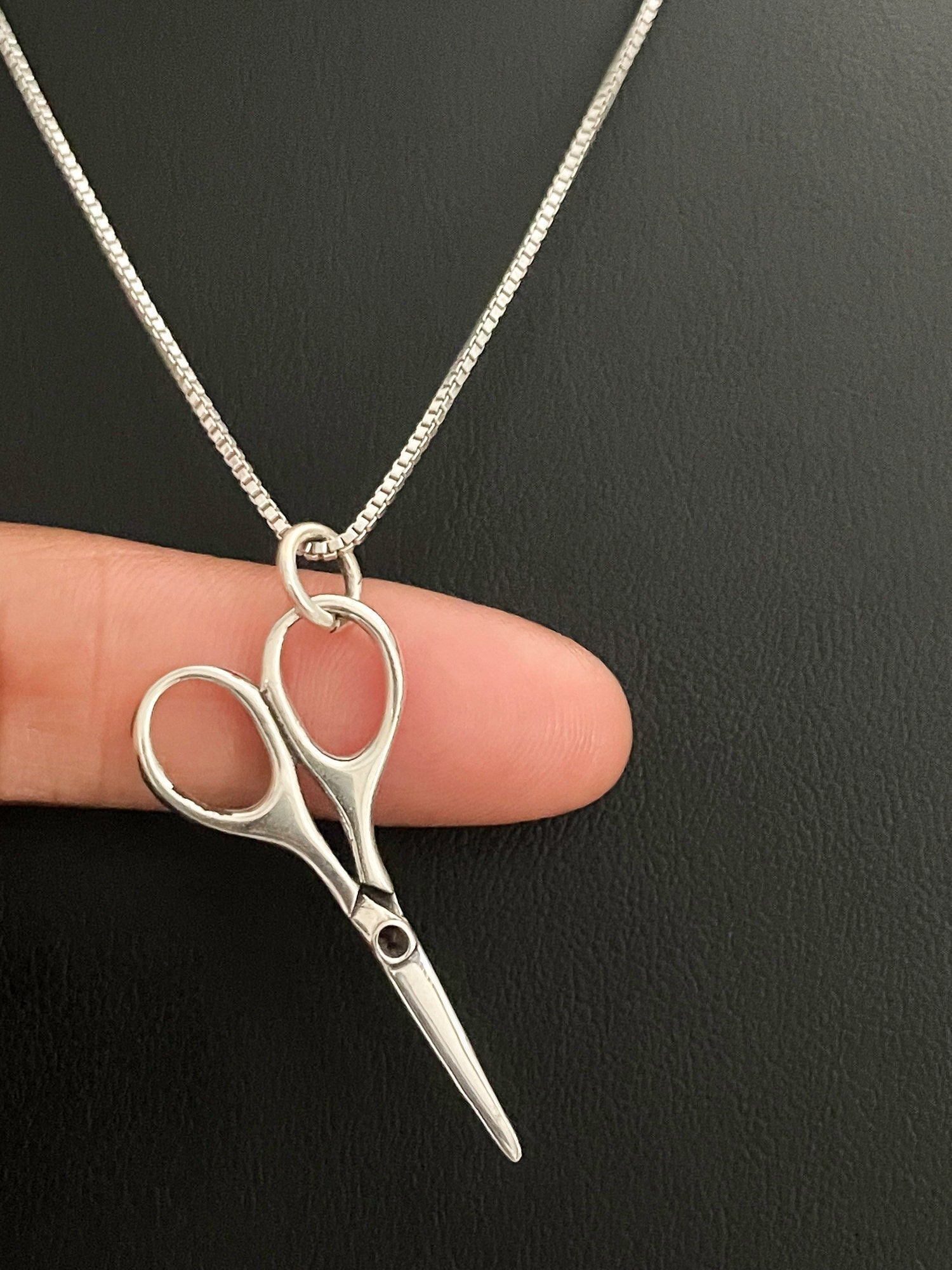 Scissors Necklace SMALL Scrapbooking Scissors Jewelry 