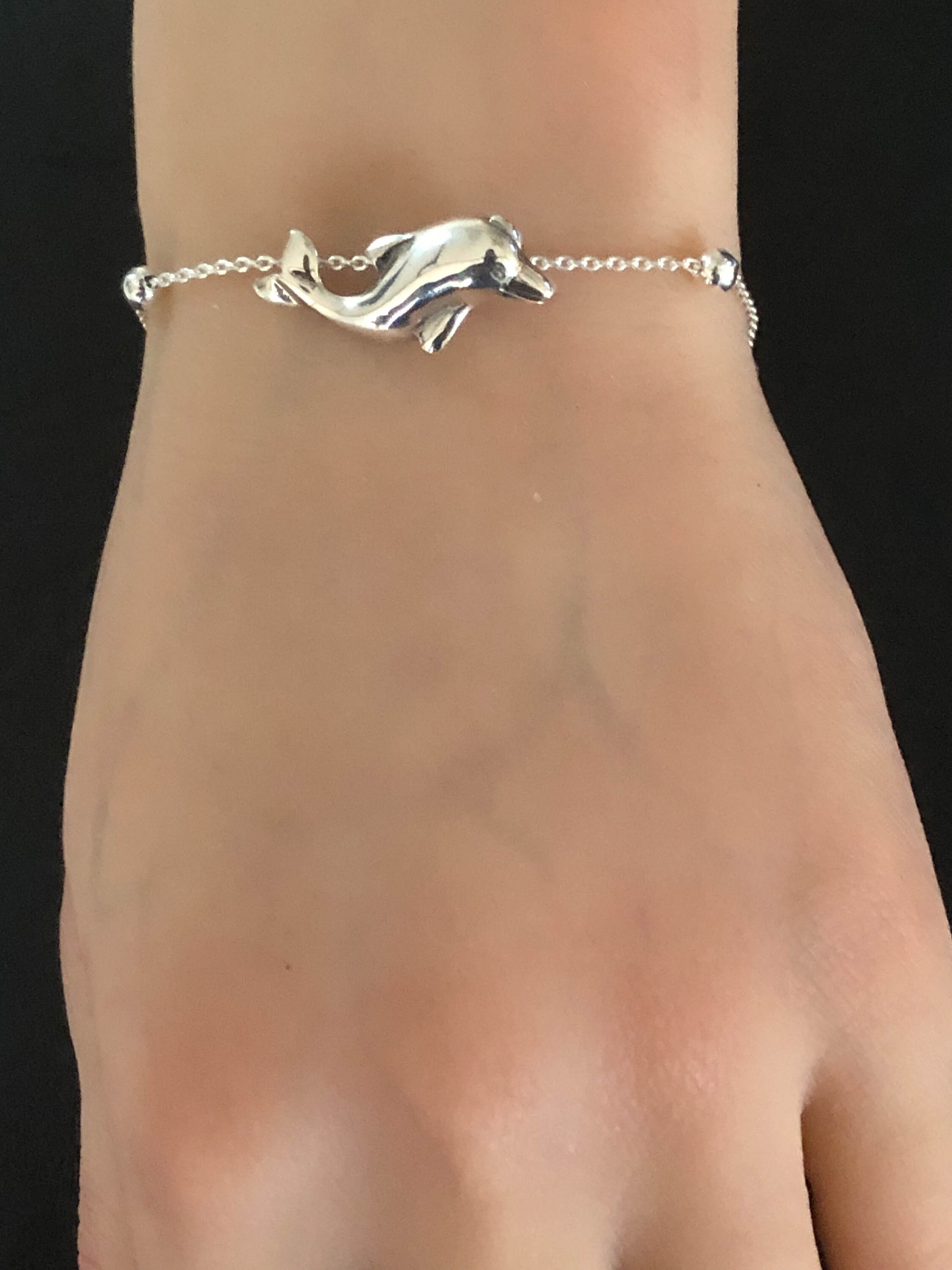 NiRO SERENDIPITY☆ CAREN SiLVER DOLPHiN BRACELET #121 CAREN SiLVER DOLPHiN BRACELET #121