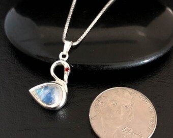 REDSUN Collana da donna in argento sterling 925 con ciondolo a forma di