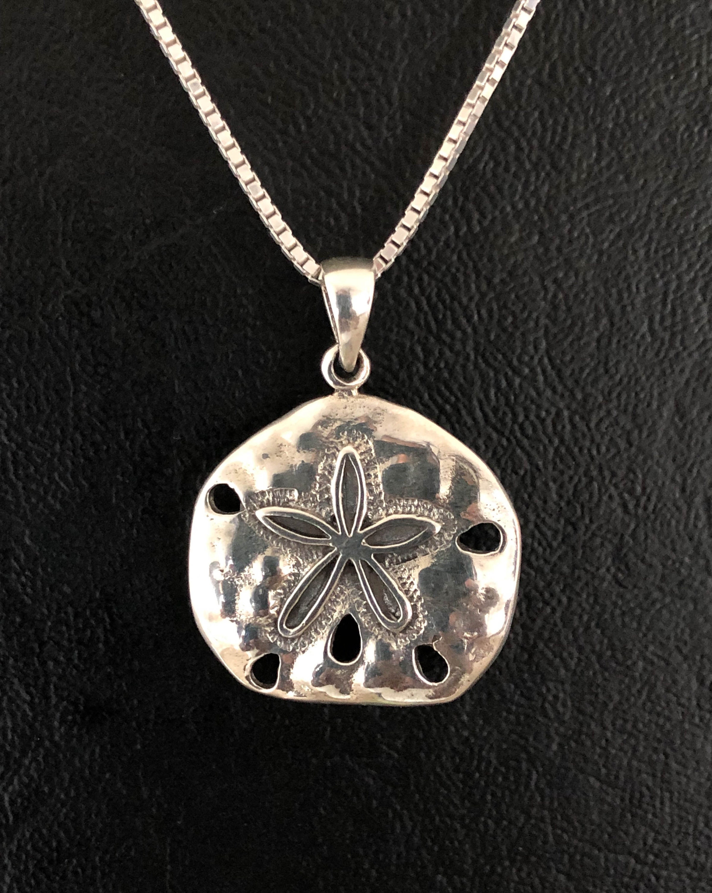 Sterling Silver Sand Dollar Pendant Necklace
