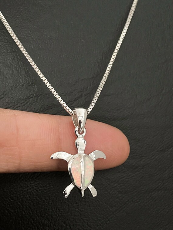 Opal turtle necklace discount