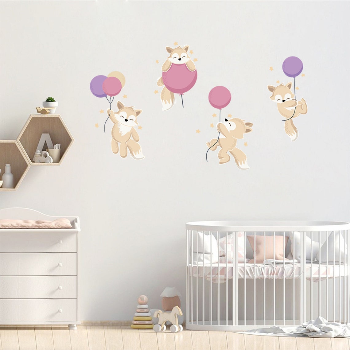Animals Wall DecalWall Stickers Nursery Nursery Animal Etsy