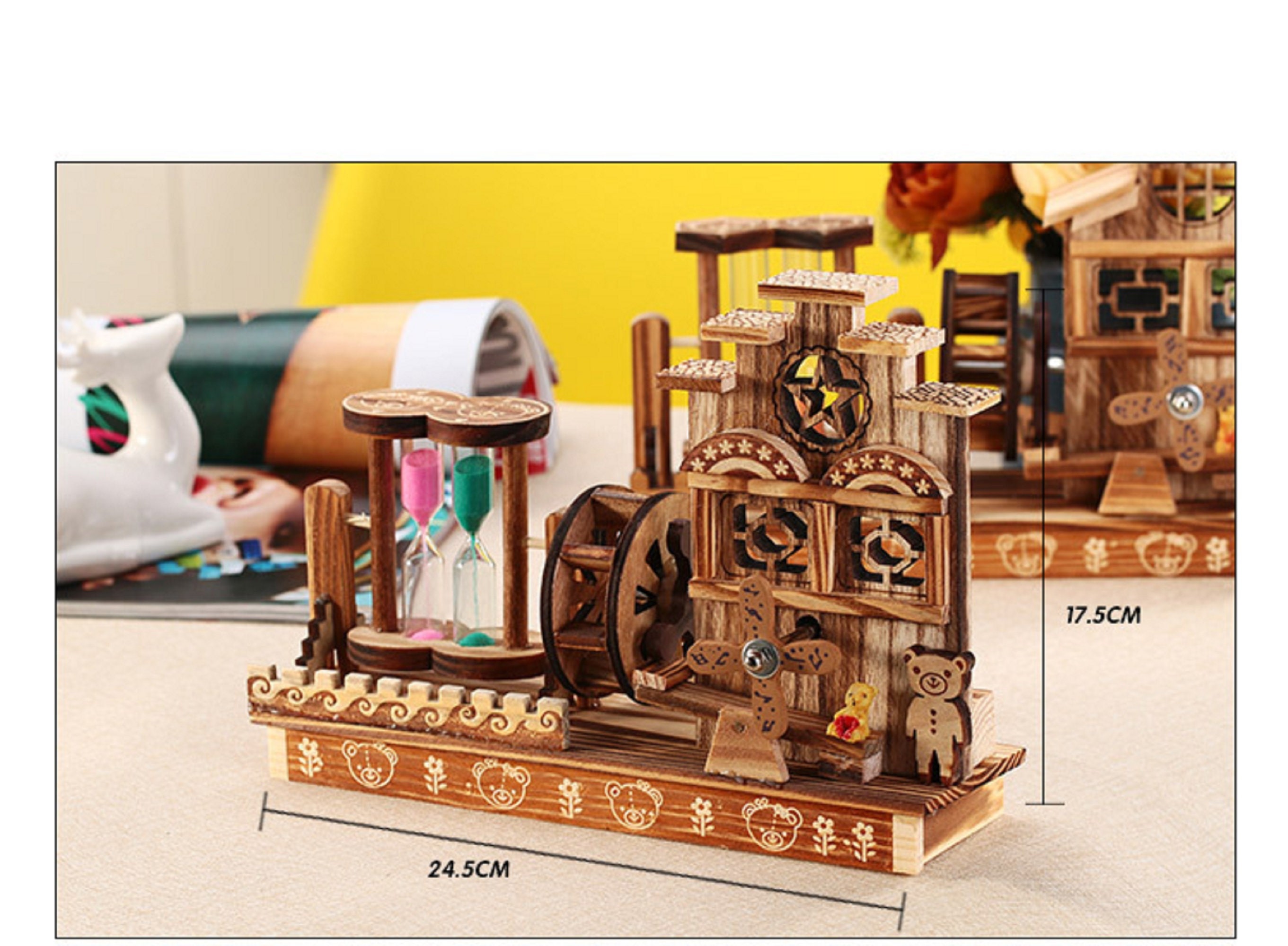 Wooden Music Box Kit vintage music box kids music box Etsy