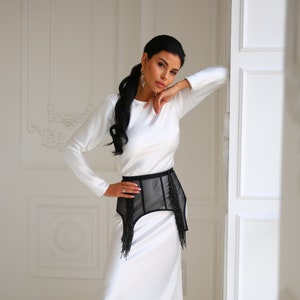 Garter Corset Skirt - Etsy 