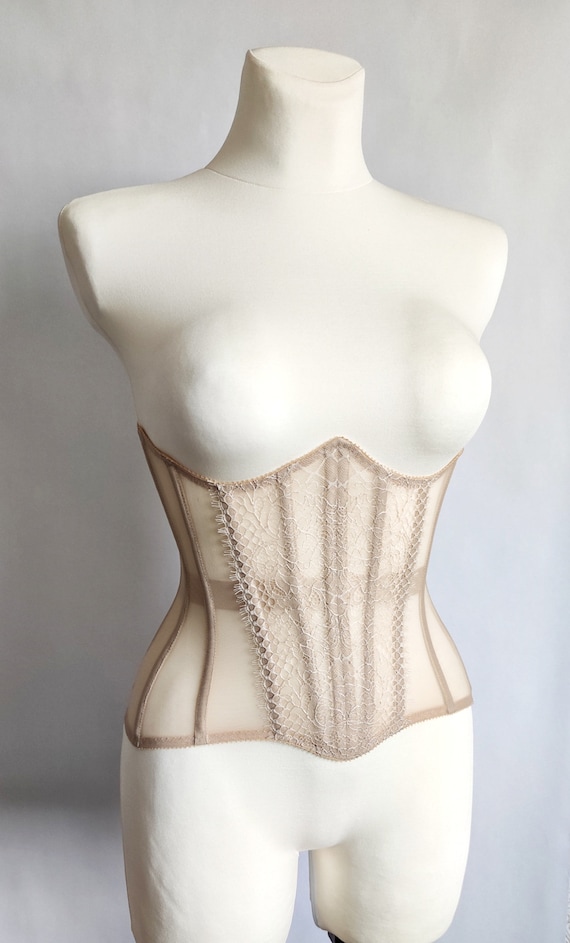 Lace Underbust Corset. Real Waist Training Corset for Tight Lacing. Corset  Bride, Women Sexy Lingerie,steel Bones Corset,mesh Corset -  Canada