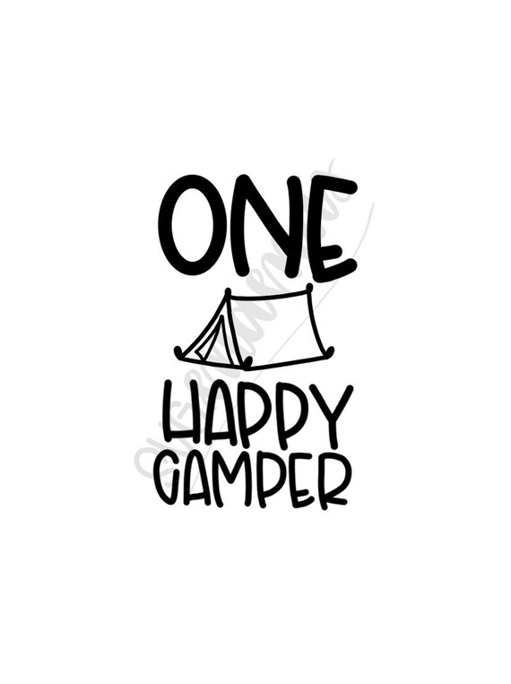 Download One Happy Camper Svg One Happy Camper Png Camping Png Etsy