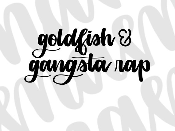 Goldfish and Gangsta Rap