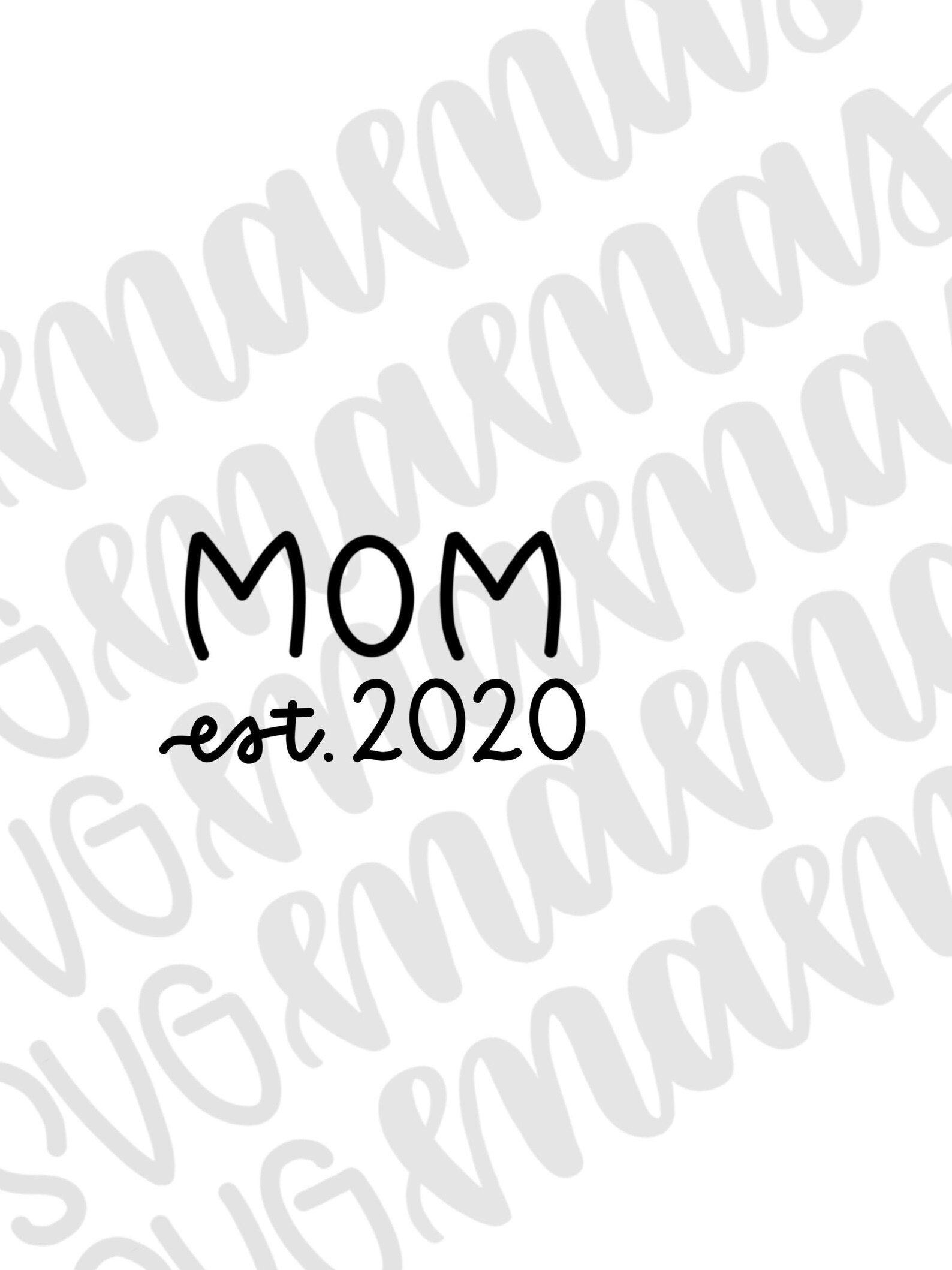 Download Mom est 2020 svg Mom est 2020 Fathers day svg Happy Fathers | Etsy