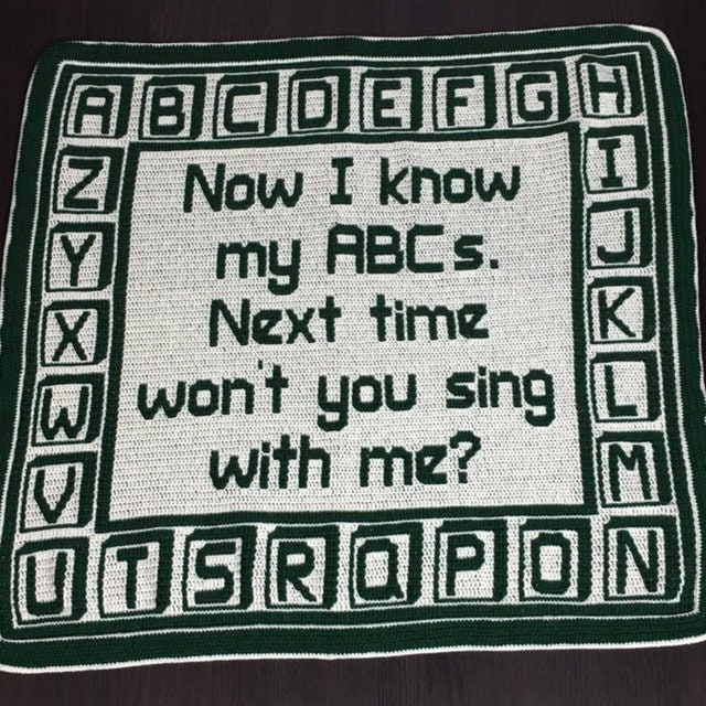 ABC Song Blanket Etsy