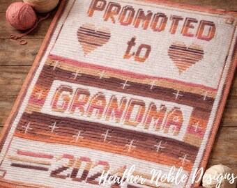 New Grandparent - Mosaic Crochet Blanket Pattern (PDF Pattern)