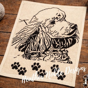 Poodle - Mosaic Crochet Blanket Pattern (PDF Pattern)