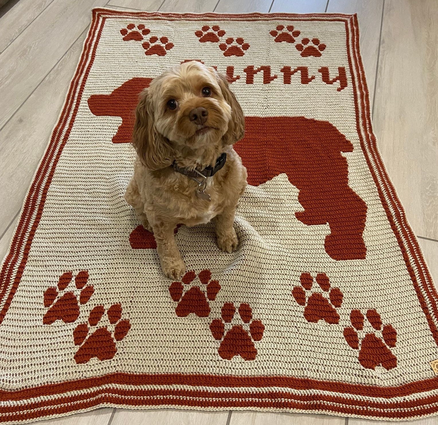 Cockapoo - Mosaic Crochet Blanket Pattern (PDF Charts Only) - Etsy