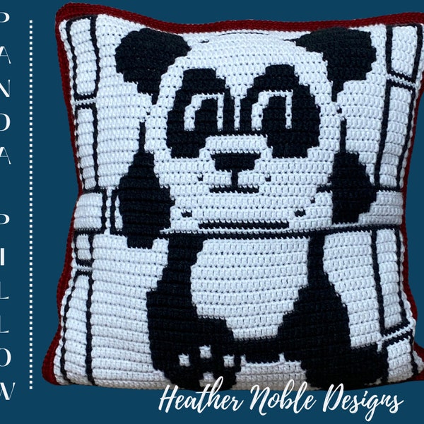 Panda Pillow Etsy