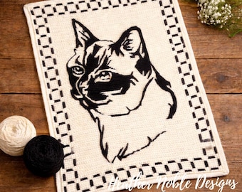 Fierce Feline - Mosaic Crochet Blanket Pattern (PDF Pattern)