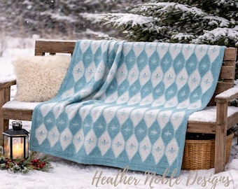 Holiday Memories - Mosaic Crochet Blanket Pattern (PDF Pattern)