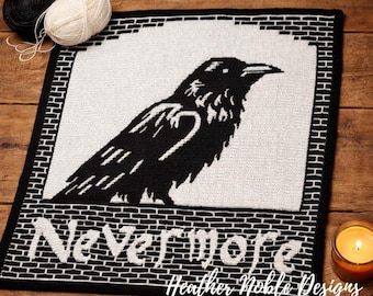 Nevermore - Mosaic Crochet Blanket Pattern (PDF Pattern)