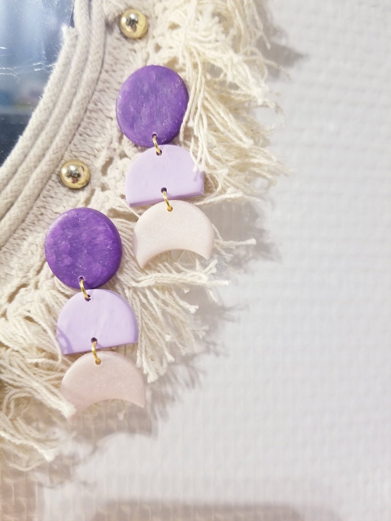 Moon earrings