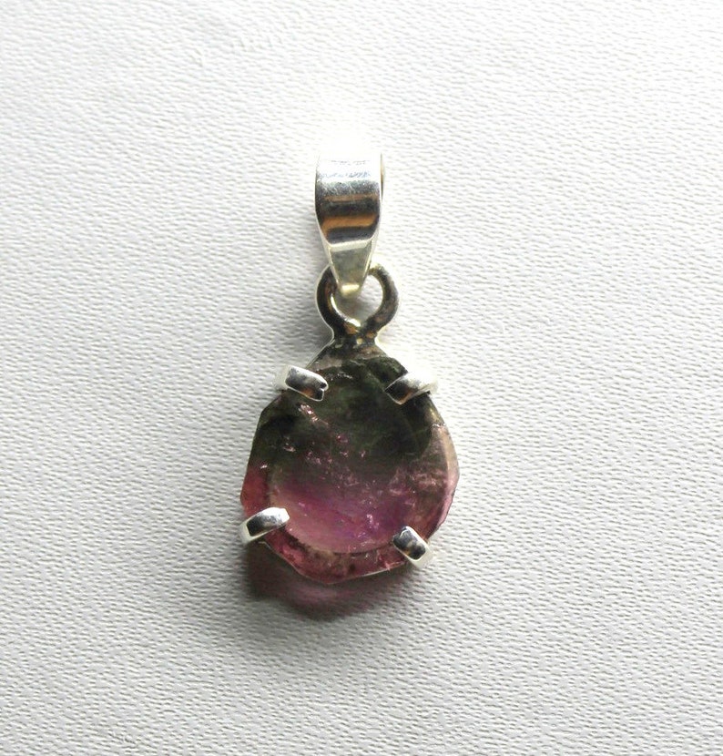 92.51.45Grm Watermelon Tourmaline Pendant Tourmaline Slice Gemstone Jewelry Tourmaline Bio Color Tourmaline Loose Jewelry Pendant