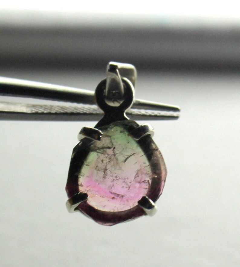 92.51.45Grm Watermelon Tourmaline Pendant Tourmaline Slice Gemstone Jewelry Tourmaline Bio Color Tourmaline Loose Jewelry Pendant