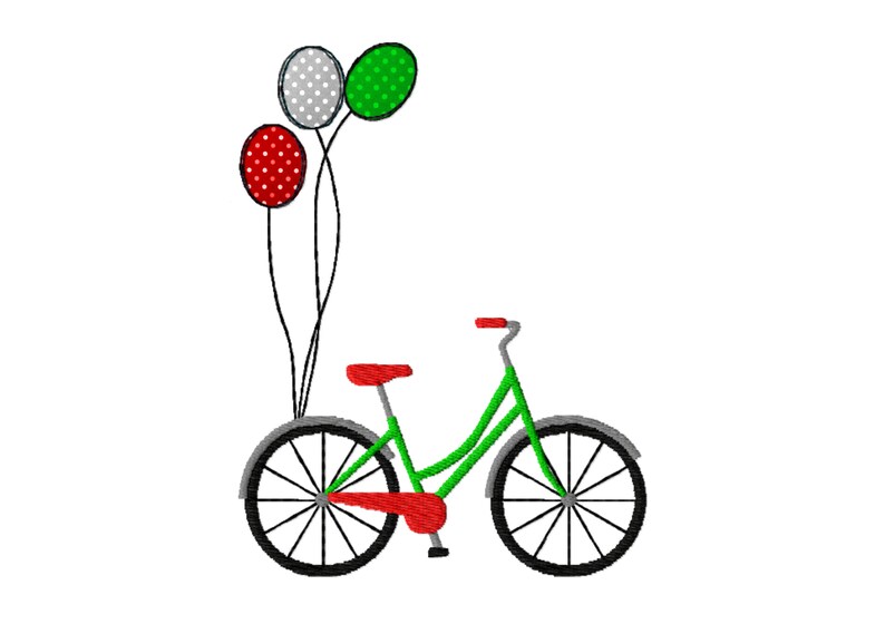 brautpaar auf fahrrad und ballon kaufen