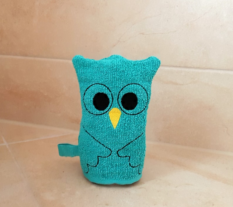 Embroidery File Washcloth Owl Frame 13 Cm X 18 Cm Embroidery Etsy