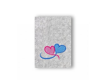 Stickdatei Herzchen, Rahmen 10 cm x 10 cm, baby, liebe, mama, herz