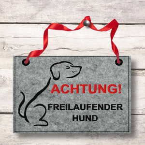 Embroidery file door sign dog, 13 cm x 18 cm, dog, door, dog, warning sign, embroidery pattern, sign