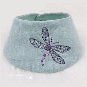 Embroidery file scarf dragonfly lace ITH 18x30 Baby