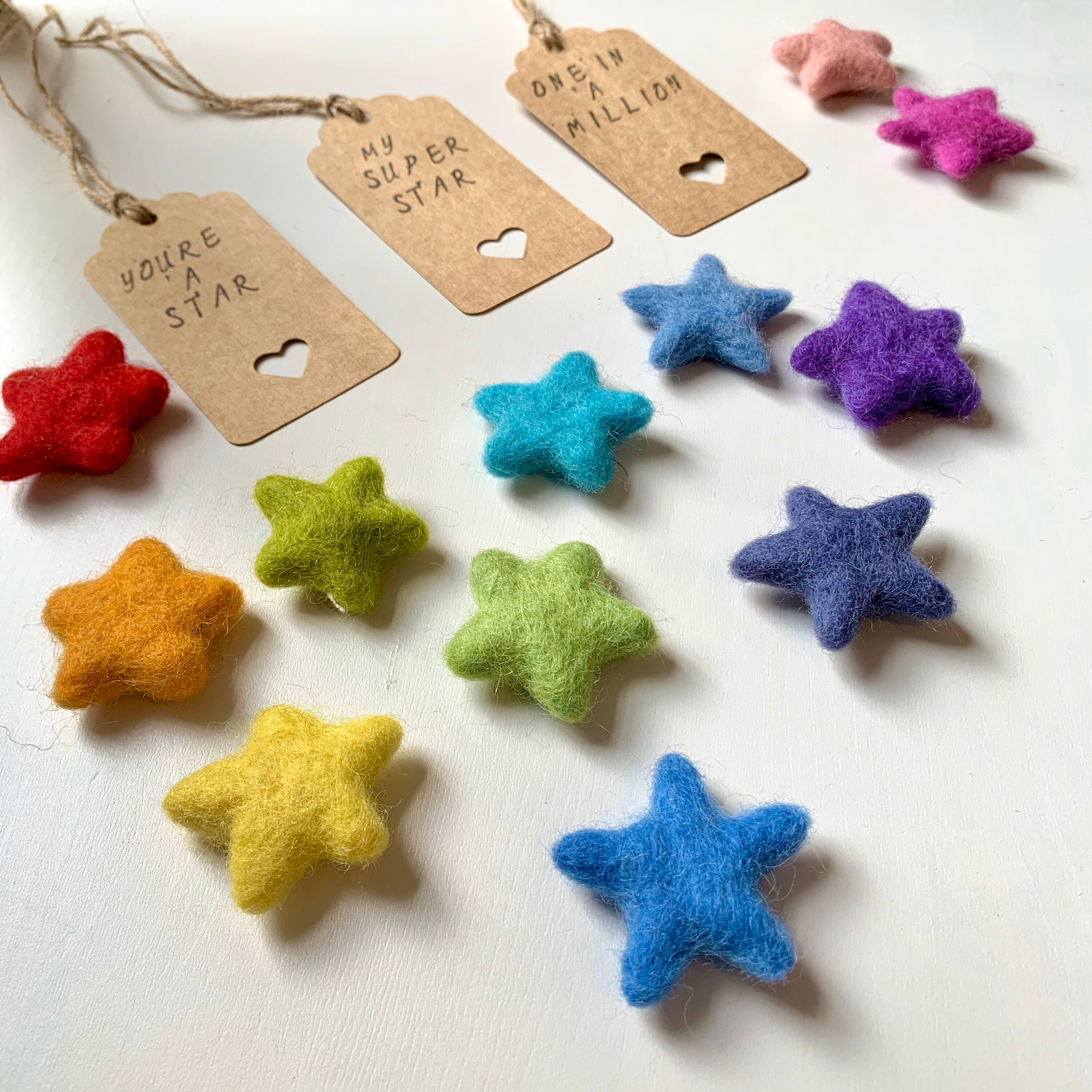 Felt star magnet / thank you gift/ teacher gift/ Miss you gift