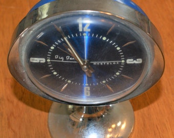 Vintage Westclox Big Ben chrome pedestal base alarm clock  Works very good